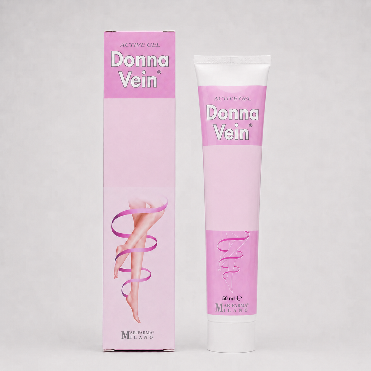 Donna Vein – gel con Pycnogenol®, Centella asiatica, Escina, Rusco, Mentolo, Mirtillo e Lavanda per gambe pesanti e stanche | Mar-Farma
