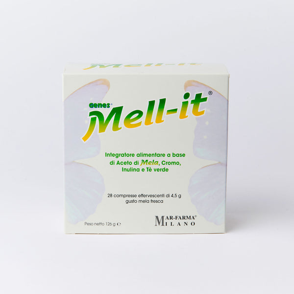 Mell - It – integratore con inulina, aceto di mele, tè verde e cromo | Mar-Farma