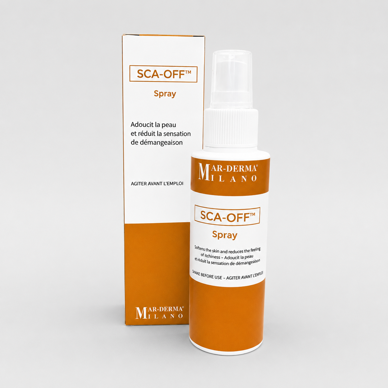 SCA-OFF Spray contro il prurito e l'arrossamento, favorisce una piacevole sensazione di sollievo e comfort cutane I Mar-Farma
